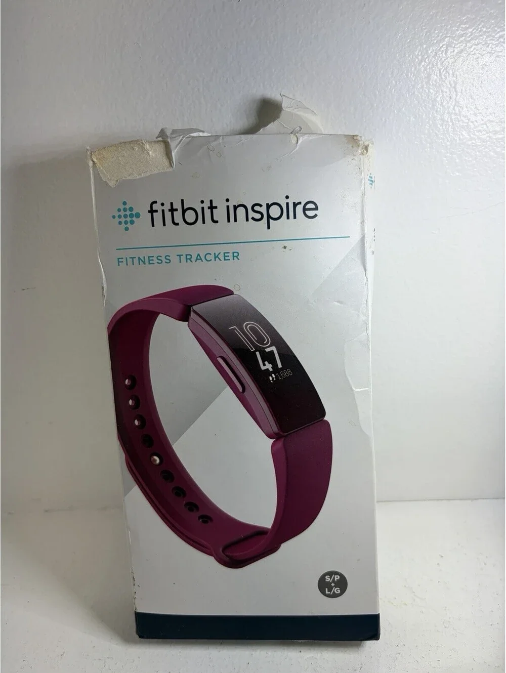 Fitbit Inspire - Fitness Tracker S/P & L/G  Wristband  - Sangria - (NEW IN BOX)